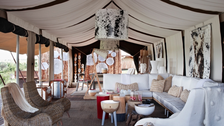Singita Mara River Tented Camp - Lounge